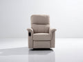 Liegesessel Stoff mit Relaxfunktion 85 x 90 x 105 cm - Beige - Modernes Design für Wohnzimmer und Ruhebereich
