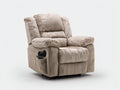 Liegesessel Cordstoff 85x90x105 cm - Beige - Moderner Relaxsessel mit gepolsterter Rückenlehne