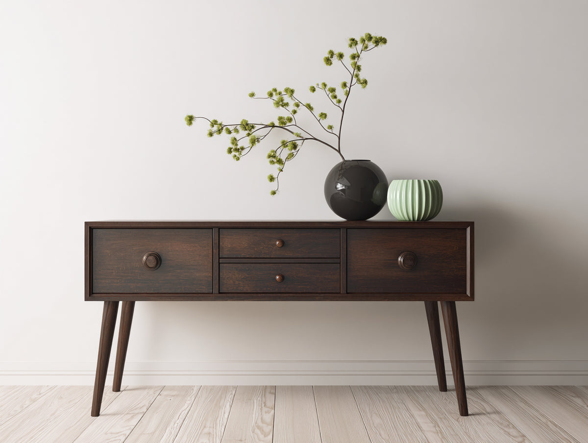 Dielenschränke Holzoptik Braun 160x40x80 cm Flurschrank mit Türen und Schubladen Modernes Design