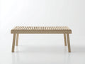 Gartenbank 180x45x45 cm Massivholz Naturfarben Modernes Design